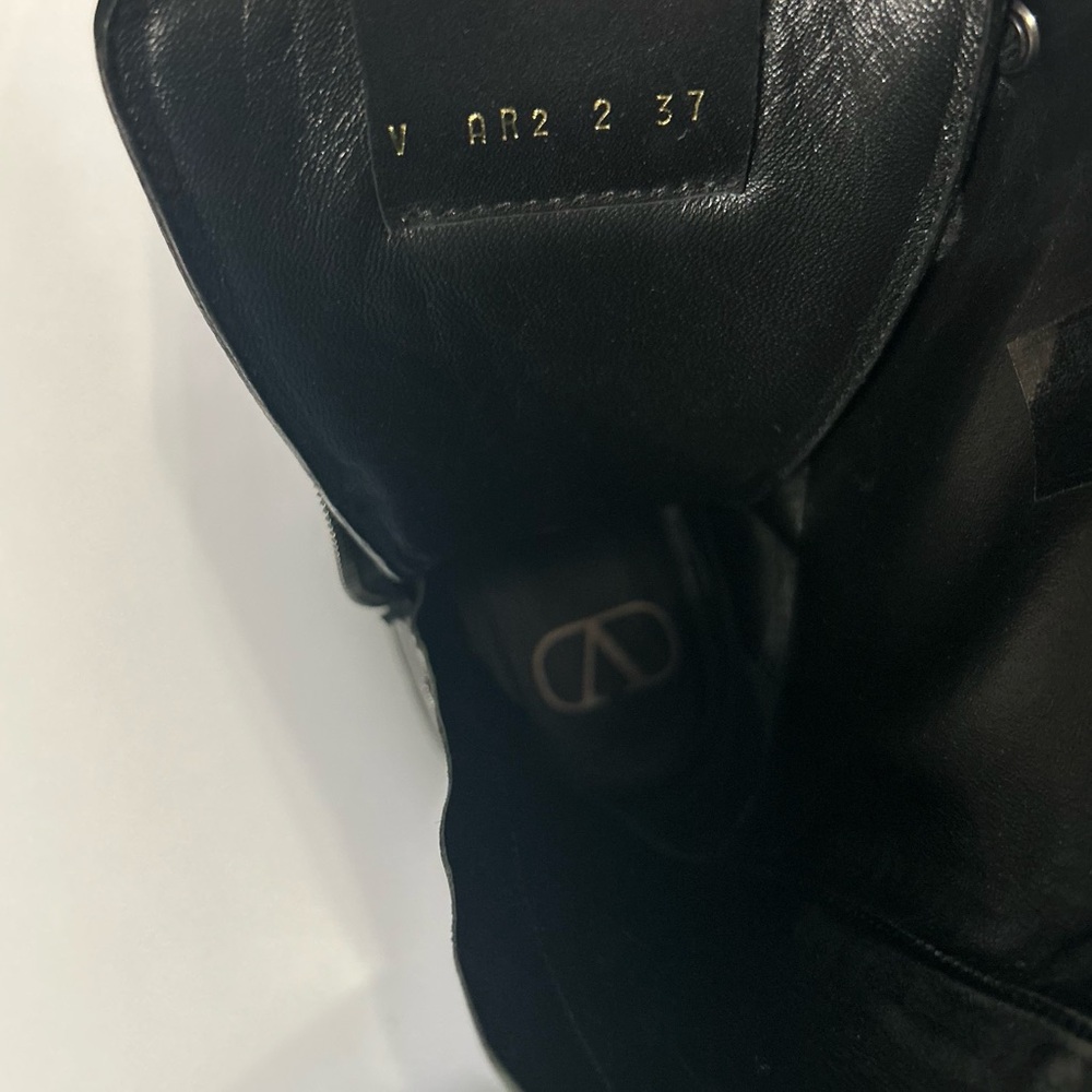 ⭐️Valentino VLOGO Platform Lace-up Combat Boots⭐️ As Is - Picture 10 of 13
